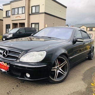 W220！S500！オーバーフェンダー！車検付き！即乗り！