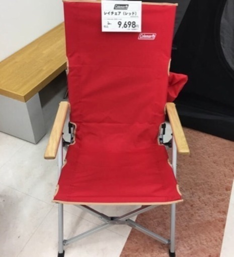 コールマン　レイチェア キャンプ 折りたたみ  レッド