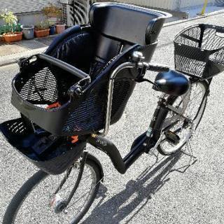 子供乗せ自転車後ろかご付き