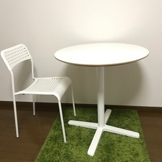 IKEA 椅子 ADDE+テーブル BILLSTA セット