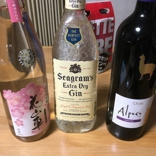 赤ワイン ジン 日本酒セット！