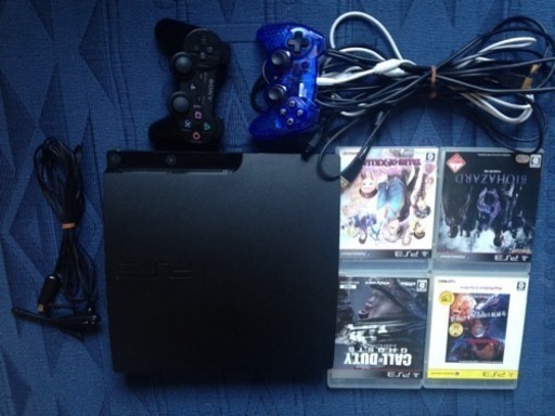 PS3本体150GB.ソフト.リモコン.イアホンマイクセット！！