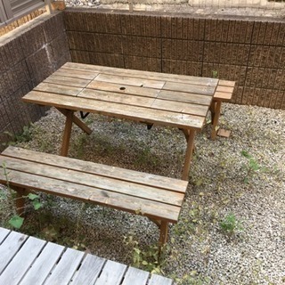 ガーデン用テーブル椅子セット