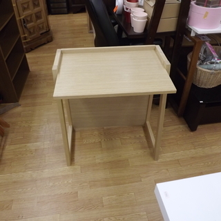 木製デスク　机　シンプルデスク　木目　幅:64.5cm 札幌　西岡店