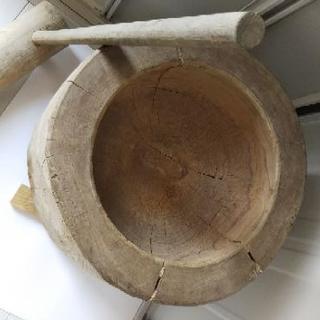 餅つき  臼と杵