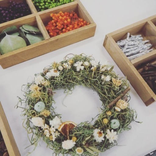 姫路でリース作りしませんか Harunohi 英賀保のフラワーの生徒募集 教室 スクールの広告掲示板 ジモティー