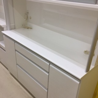 2面食器棚 レンジボード スチームオーブン対応 141幅 25-10