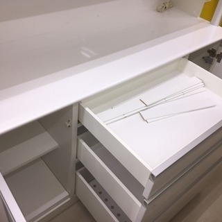 2面食器棚 レンジボード スチームオーブン対応 141幅 25-10