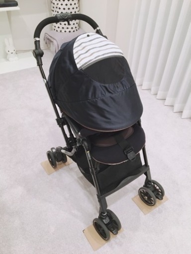 【美品】コンビ スゴカル クラッシーネイビー ベビーカー