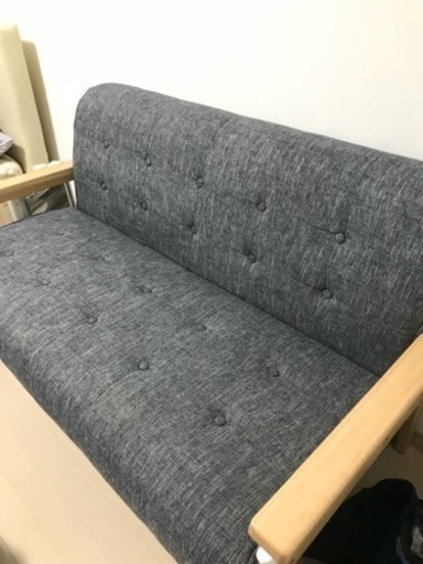 ほぼ新品【2人掛けソファ】12/9まで
