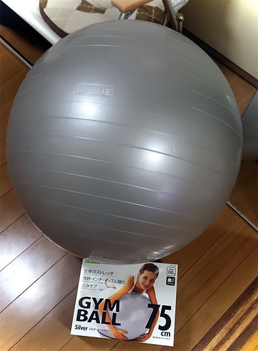 半額 Lavieバランスボール75cm シルバー Tak 下北沢のフィットネス トレーニングの中古あげます 譲ります ジモティーで不用品の処分
