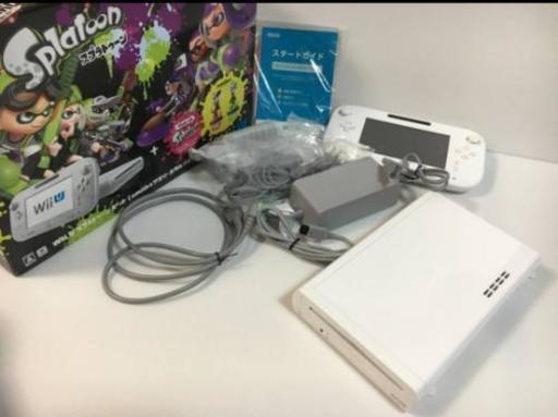 最終値下げ☆美品☆wii U プレミア 白 スプラトゥーンセット