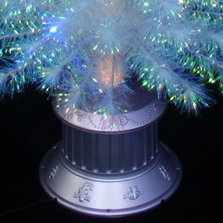 クリスマスツリー150cm クリア　ファイバー　LED　1度開封新品