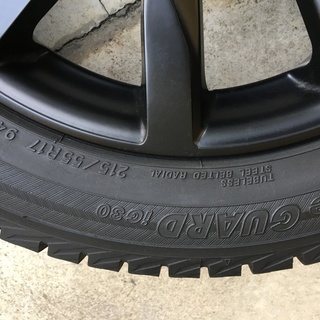 スタッドレスタイヤ&ホイールセット　215/55R 17  ４本　アルミナット付き　マツダCX-3で使用していました。