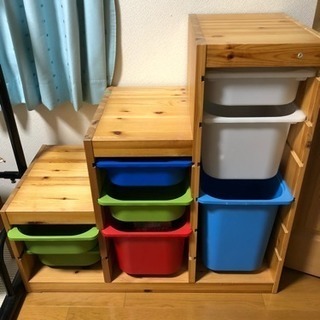 IKEA・イケア　おもちゃ箱・子供収納　TROFAST（トロファスト）