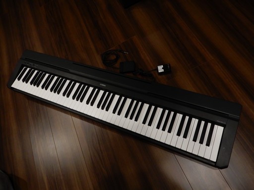 YAMAHA電子ピアノ 88鍵 スタンド付き Pシリーズ ブラック