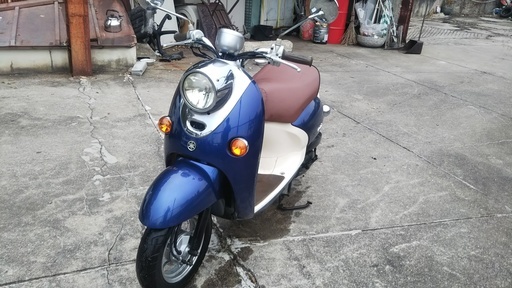 ☆☆ヤマハビーノ　SA26J　青　かわいさNO,1　低燃費の水冷キャブレターモデル