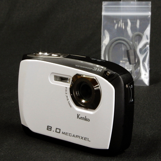 Kenko 防水デジタルカメラ DSC-808W WH(ホワイト...