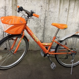 子供用自転車 オレンジ 24インチ 中古 札幌