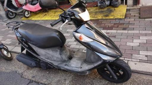 スズキ アドレス V125 黒色