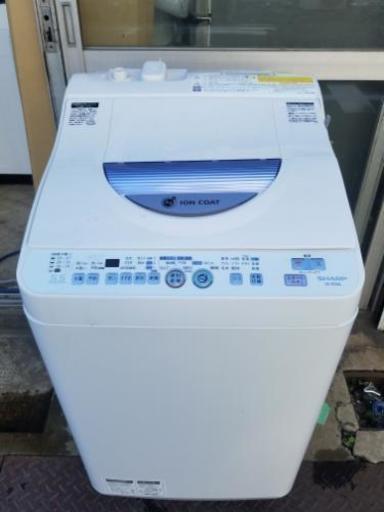 SHARP 5.5kg 全自動電気洗濯機 ES-TG55L-P 2013年製