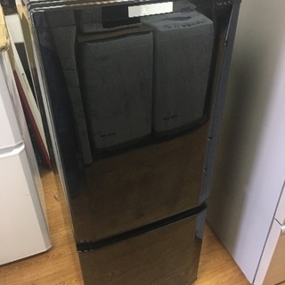 2017年製 三菱 146L 冷凍冷蔵庫 ブラック