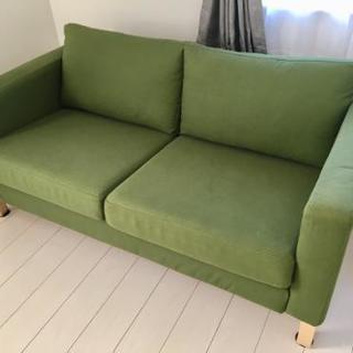 取引中】IKEA ソファー カルルスタード KARLSTAD グリーン