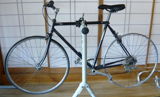 ＦＵＪＩ 富士自転車のクロモリフレーム車 kokusan