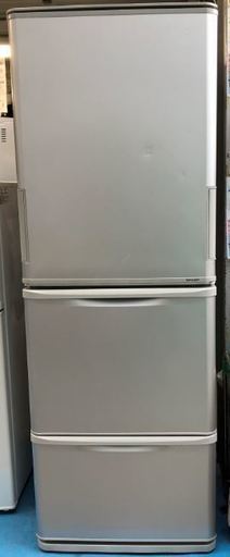 （中古）　3ドア冷蔵庫　シャープ　ノンフロン　2016年製　SJ-WA35B-S