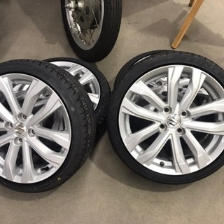 SWIFT RS後期純正アルミ軽カー流用