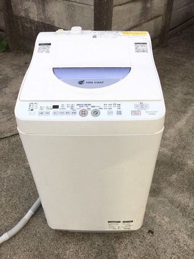 ☆SHARP シャープ 洗濯乾燥機 5.5/3.0kg ES-TG55L-A 2013年製☆