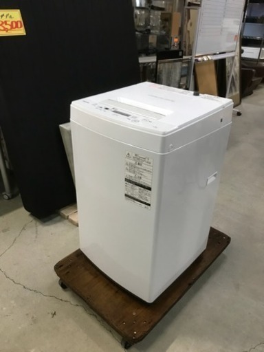 【中古美品】2017年製 東芝 全自動洗濯機 AW-45M5(W) 4.5kg