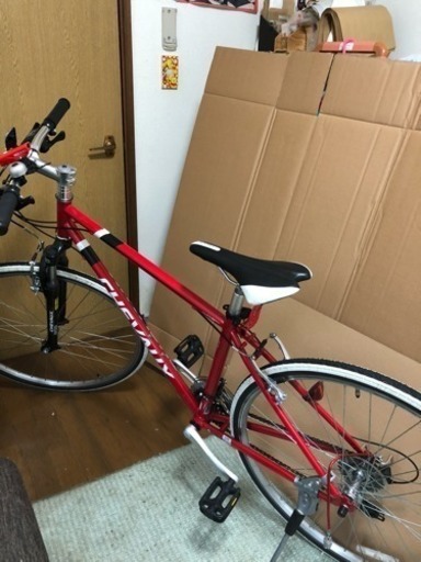 クロスバイク何回も乗っていません