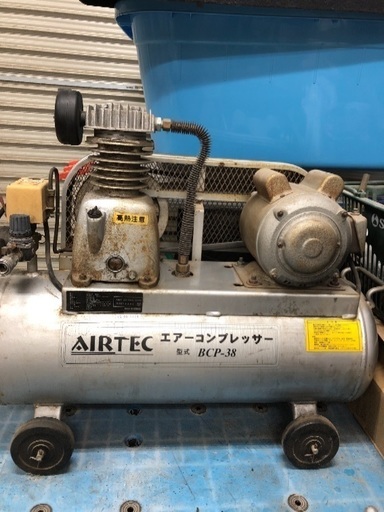 エアーコンプレッサー ナカトミ コンプレッサー 100v