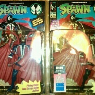 新品 SPAWN スポーン♪コミックブック付 フィギュアセット