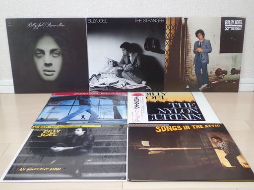 BILLY JOEL / ビリー・ジョエル　名盤　オリジナルLP６枚+ライブ１枚　日本盤　美盤