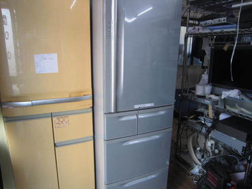 TOSHIBA製氷機能付き 405L　GR-A41N TOSHIB 405L冷蔵庫２００９年製持ち帰り特価