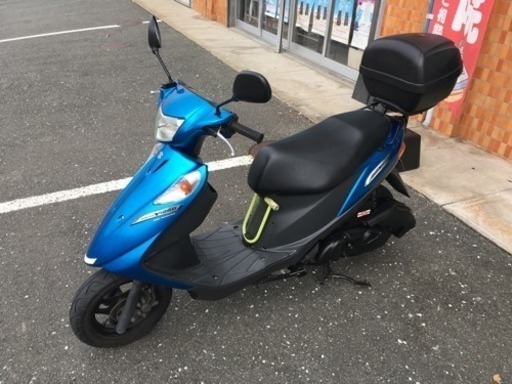 スズキ アドレスV125G  　ヘルメット（ヤマハ）付