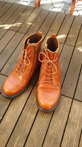 レースアップ ブーツ 23.5cm