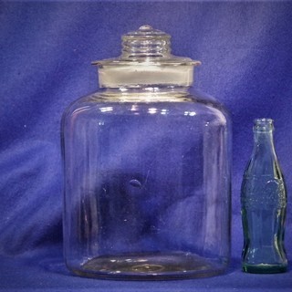 蓋付 ガラス瓶　菓子瓶　レトロ瓶　アンティーク　キャンディーポット