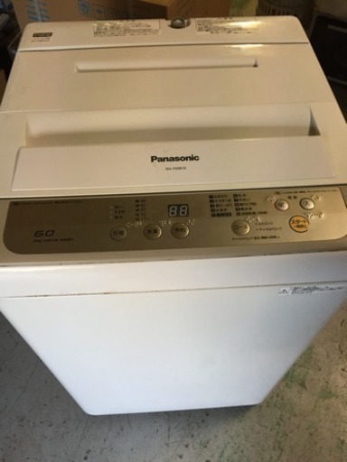 Panasonic 洗濯機 NA-F60B10 6.0kg 2017年製 中古