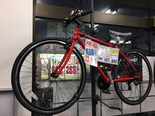 完売【残り１台のみ】クロスバイク アサヒサイクル スレイプニル ７００C