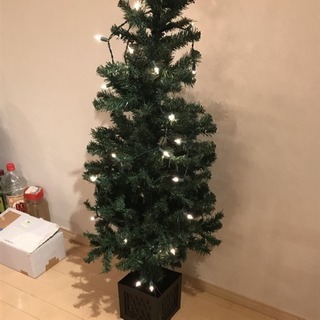 クリスマスツリー 150ce オーナメント 電飾付き