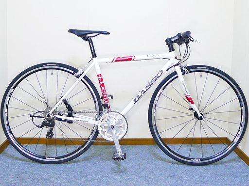 中古クロスバイク BASSO LESMO 2015 軽量10.3㎏ クロモリ