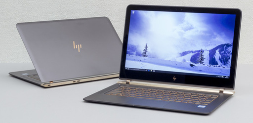 ＜終了＞ 13.3インチノートPC  HP Spectre 13-v007T　超薄型PC　Windows 10  Core i7 / 8GB メモリ / 512GB SSD