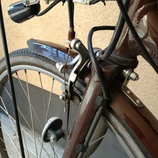 電動自転車　ヤマハPASSAmi　子供乗せ付き　ブラウン