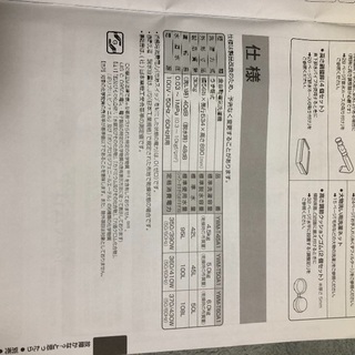 洗濯機、冷蔵庫（2017年1月購入）