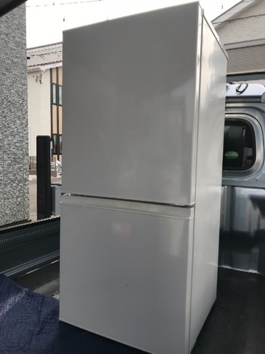 取引中。2015年製アクア冷凍冷蔵庫157Lホワイト。千葉県内配送無料。設置無料。