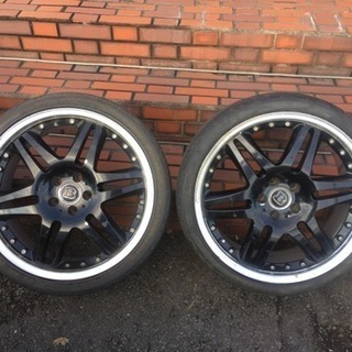 ブラバス値下げ20インチホイールタイヤ245 35 ZR20 4本セット