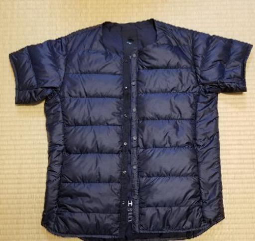 美品】デサント インナー ダウン 半袖 サイズＭ 水沢ダウン